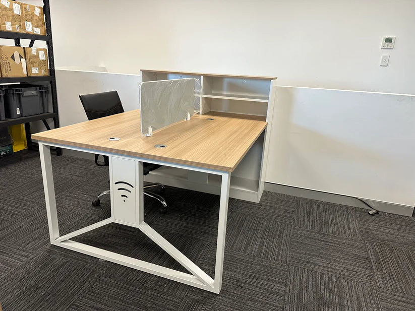 2-Person office desk furniture – Desk one