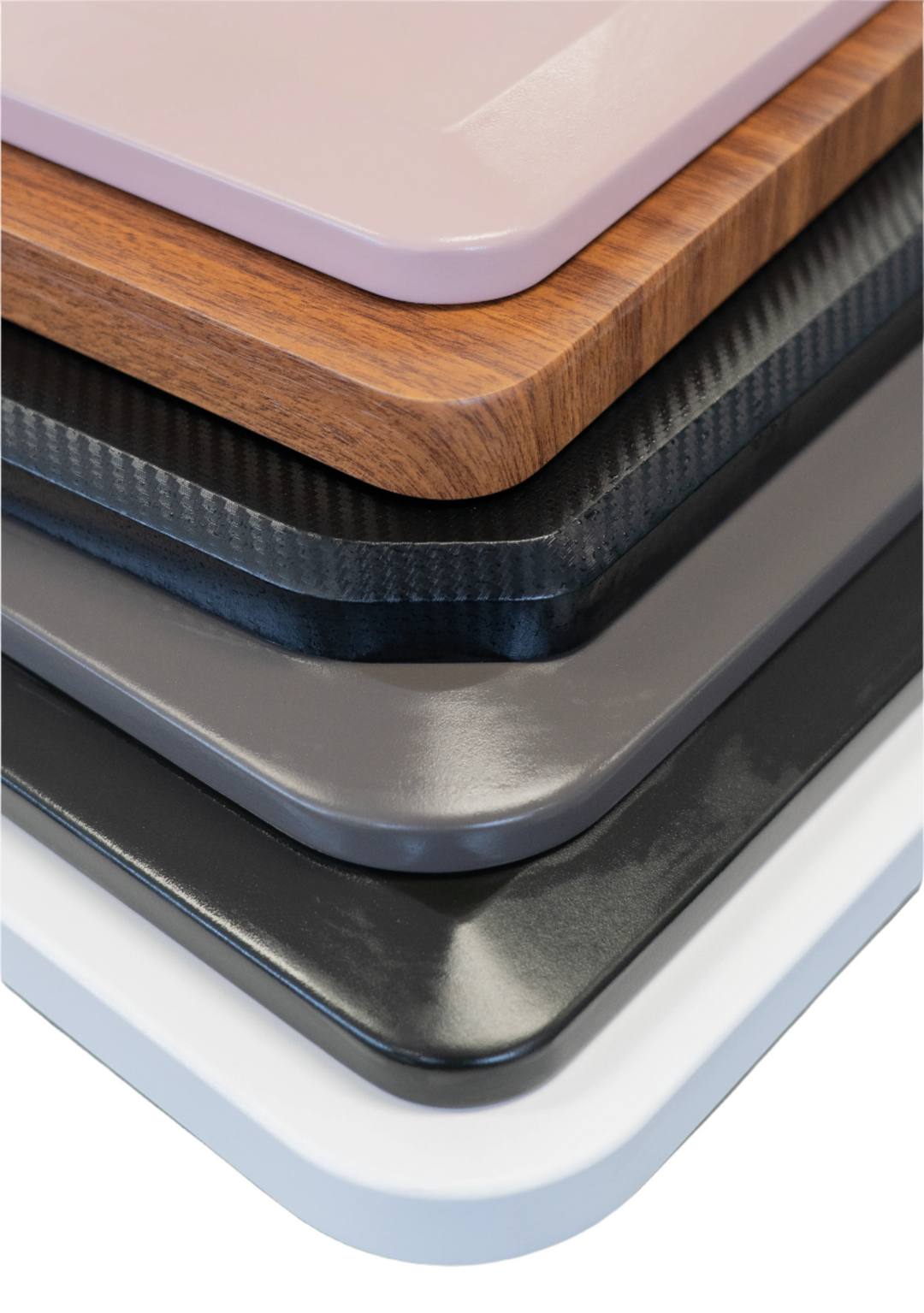 X-Series Gaming Desk Top  | Black Carbon Fiber Texture | 1600x800mm, 1800x800mm