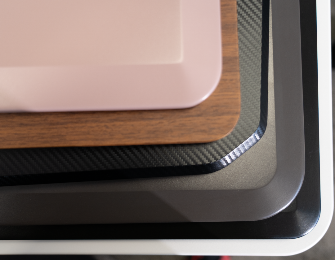 U-Series Ergonomic Desk Top - Black, White, Pink | Multiple Sizes for sit stand desk