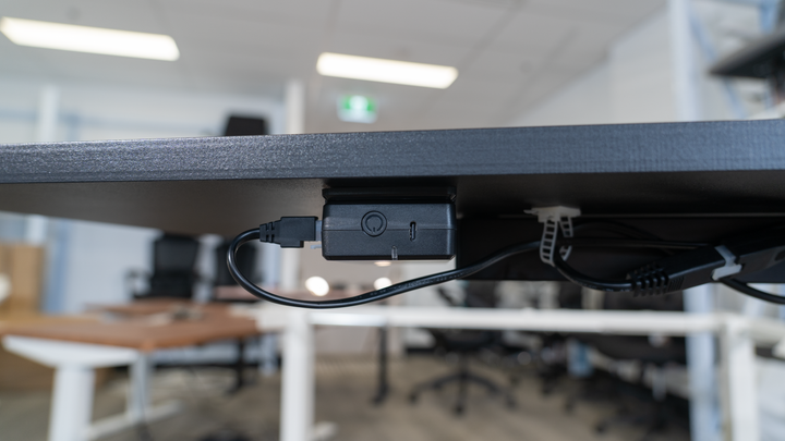 Desk One Electric sit/stand overbed desk