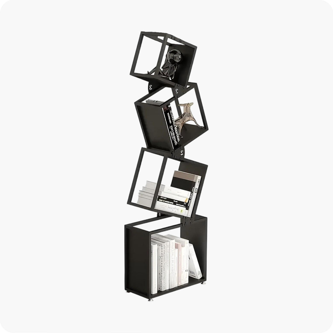 Desk One Modern Metal Bookshelf