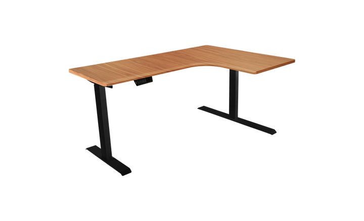 L-Shaped Corner Adjustable Standing Desk With Dual Motors