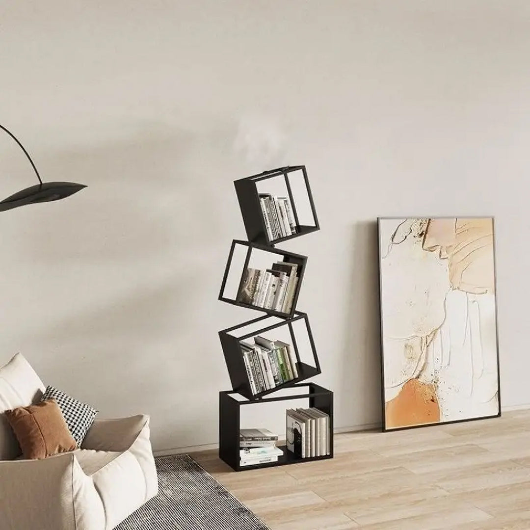 Desk One Modern Metal Bookshelf