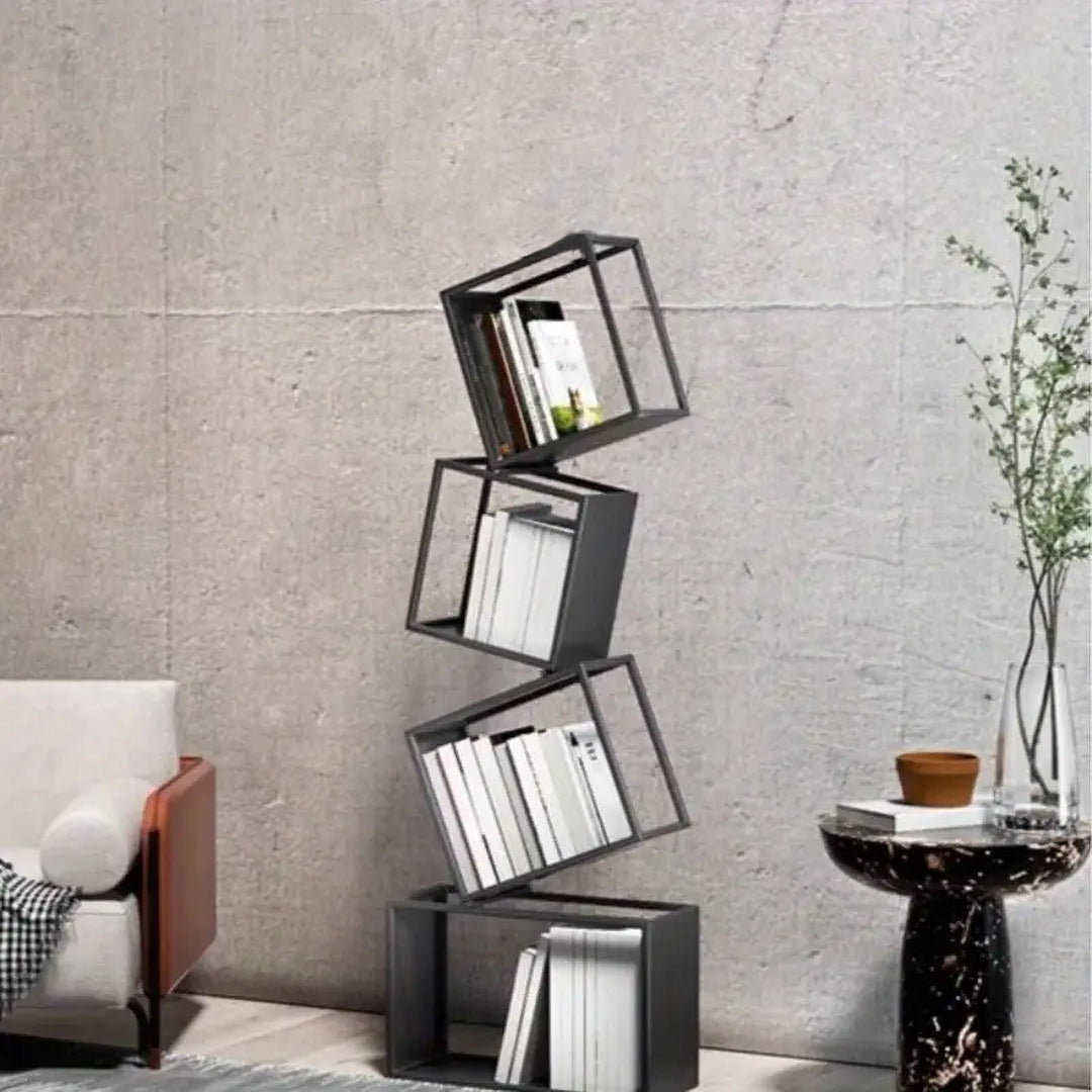Desk One Modern Metal Bookshelf