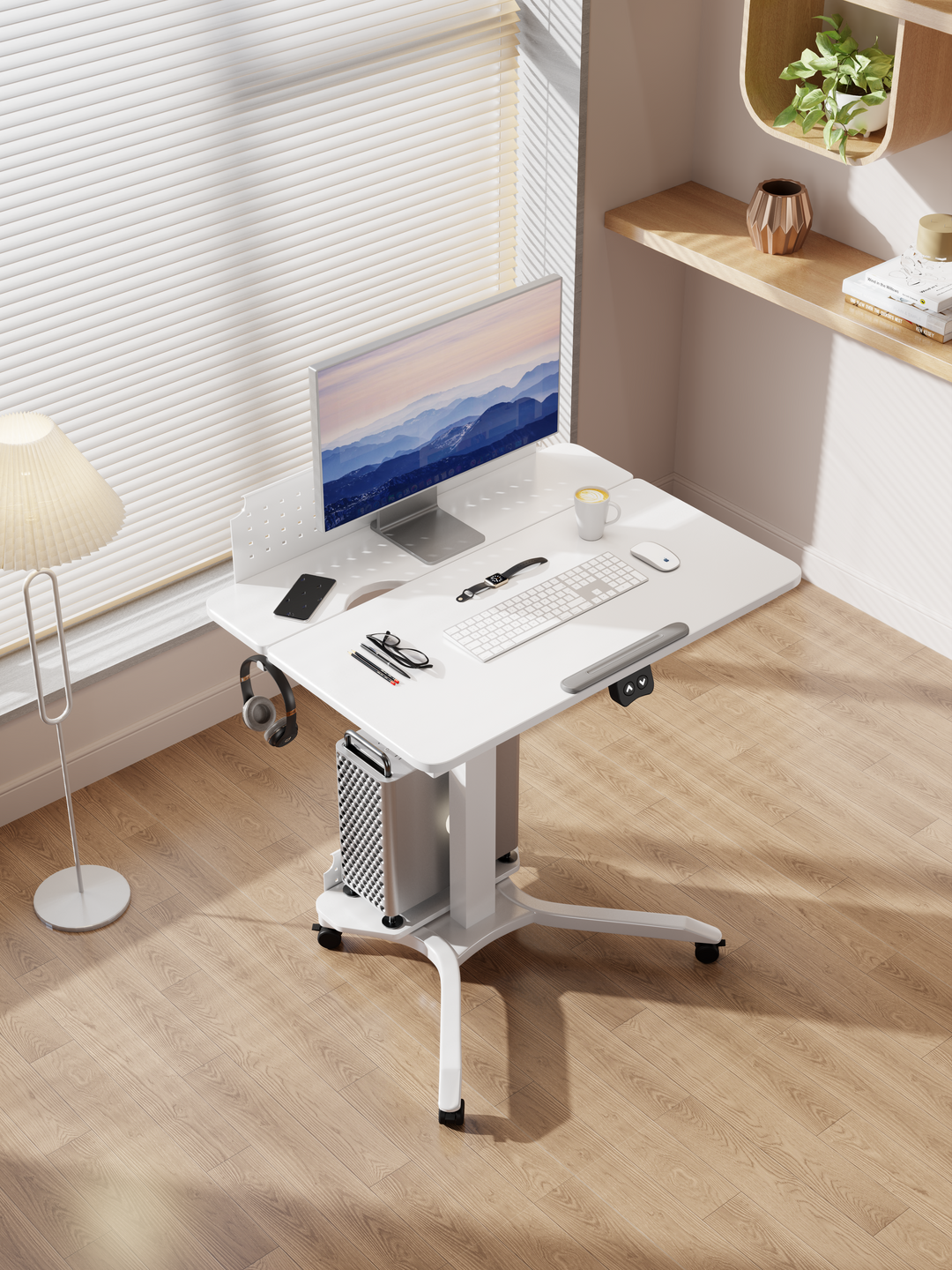 Desk One Mobile Drafting Sit Stand Desk