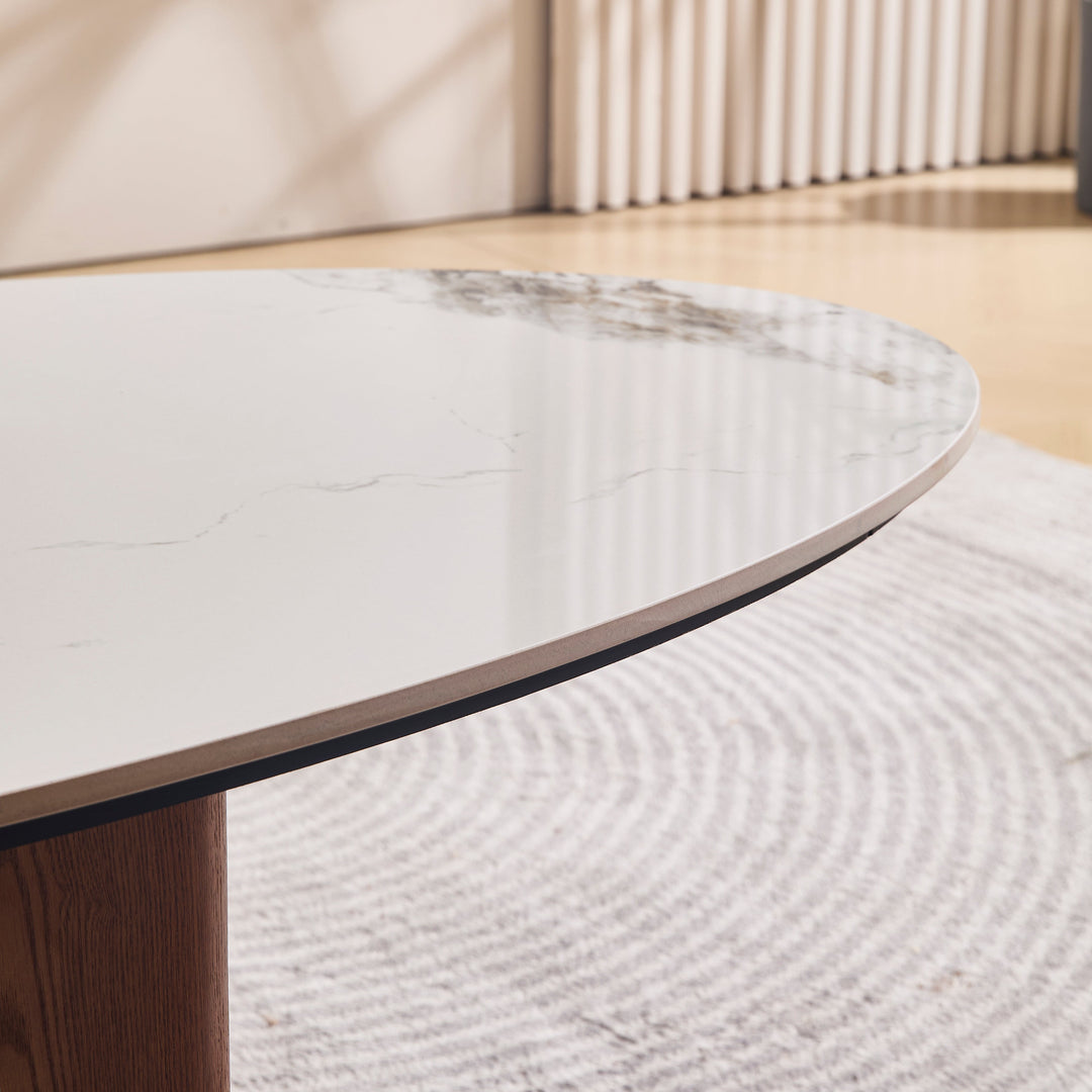 Dining table styled in an Australian home, from the Desk One dining collection