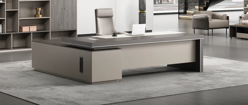 The Perfect Work Companion: DeskOne's Corner Desk with Drawers