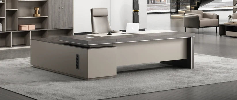 The Perfect Work Companion: DeskOne's Corner Desk with Drawers