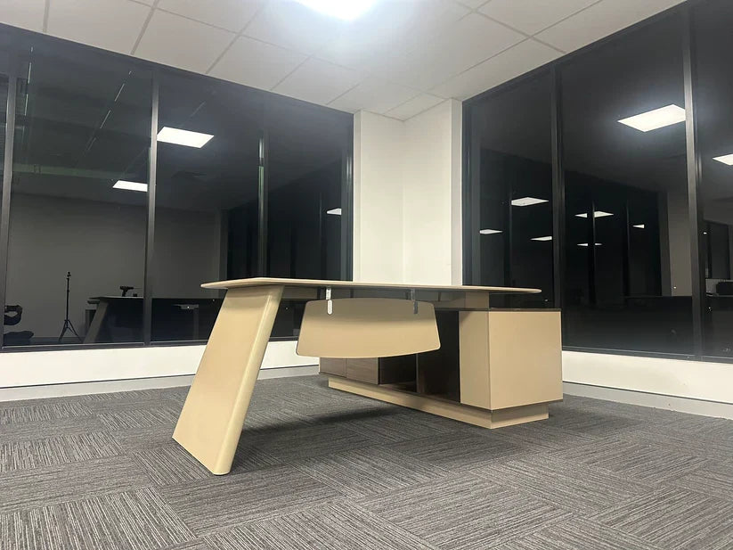 Solid Wood Desk K607 with Drawers
