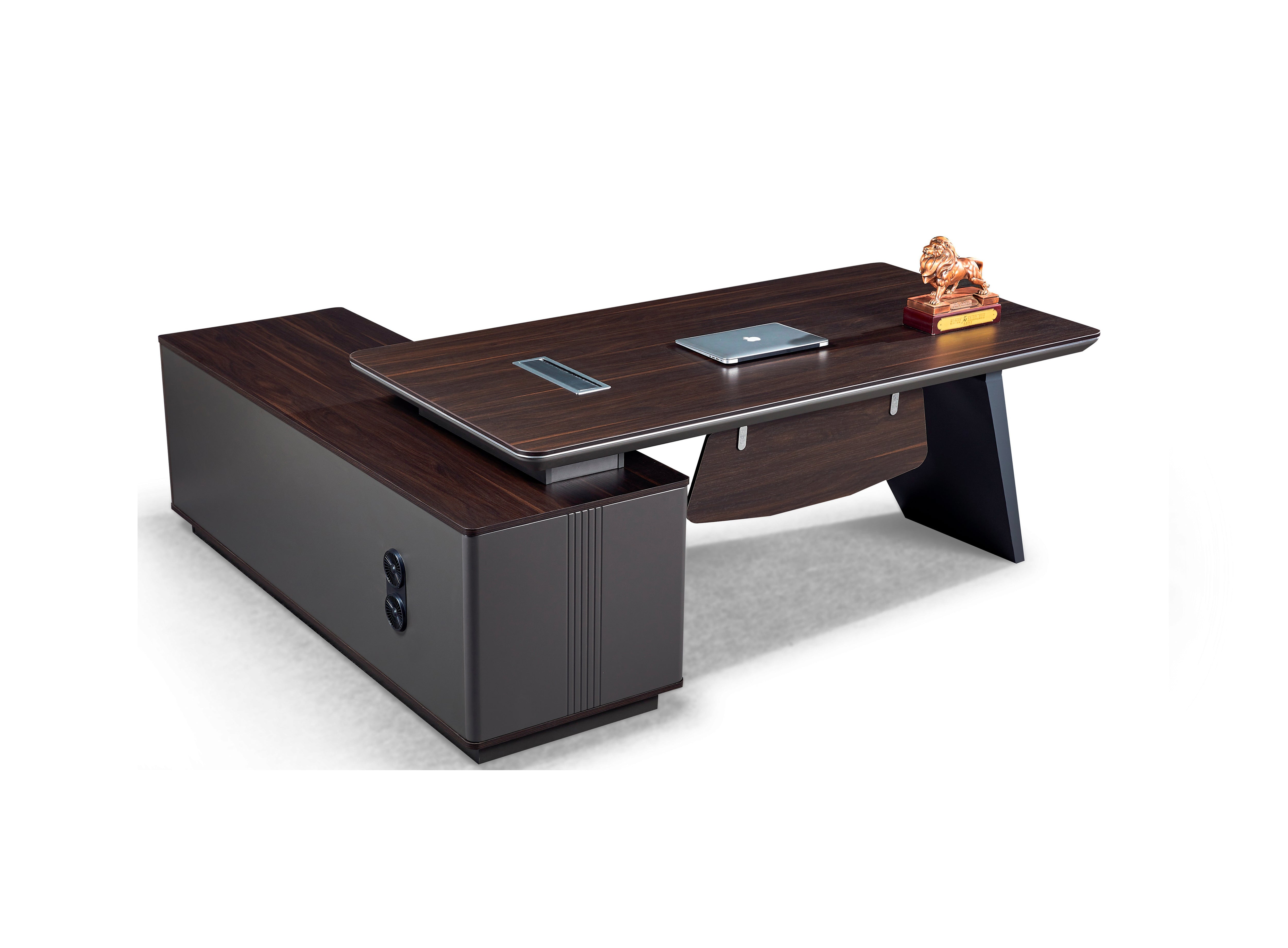 Corner desk with hutch/ corner work station/ L shaped desk
