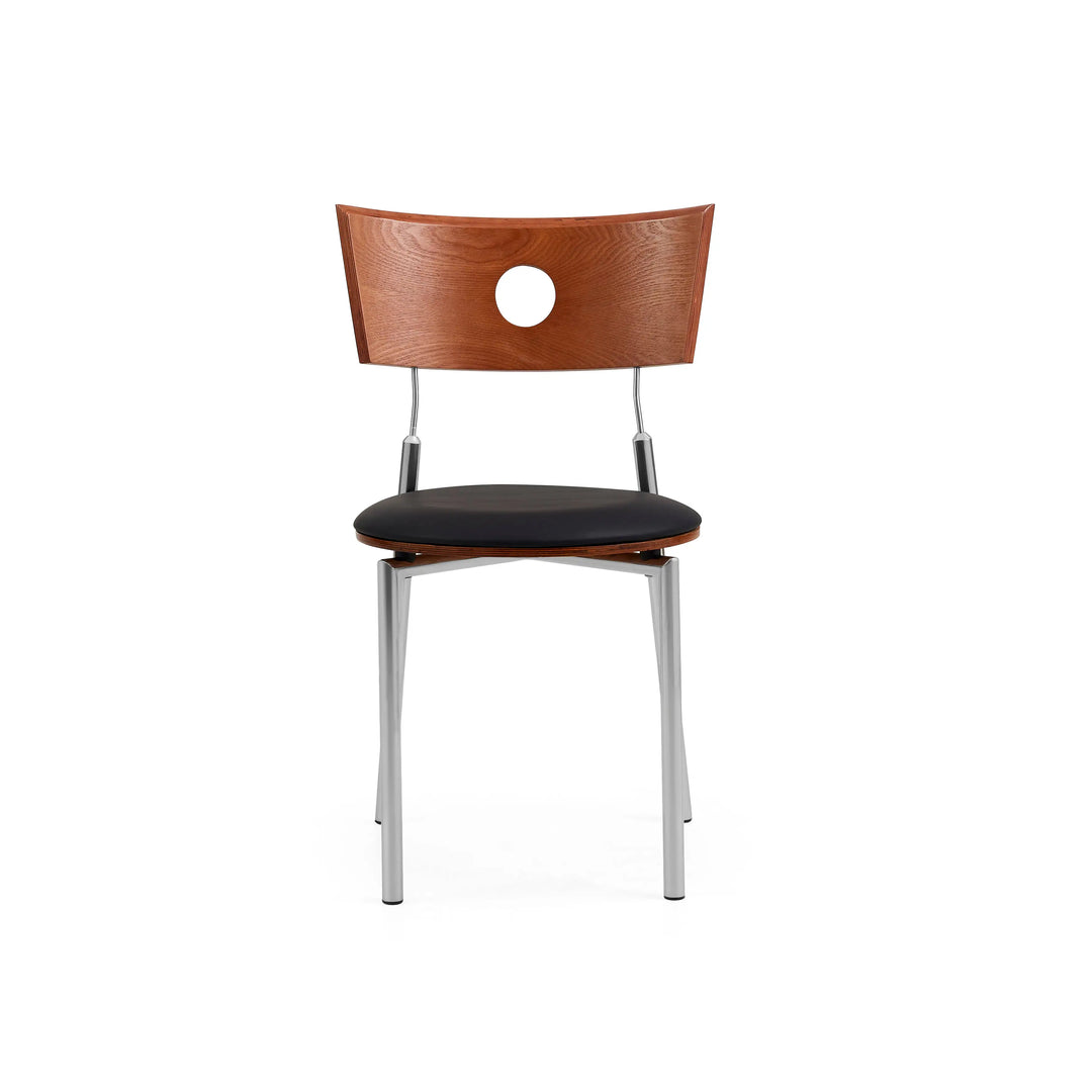 Desk One Holiday Mid-Century Cut-Out Back Dining Chair