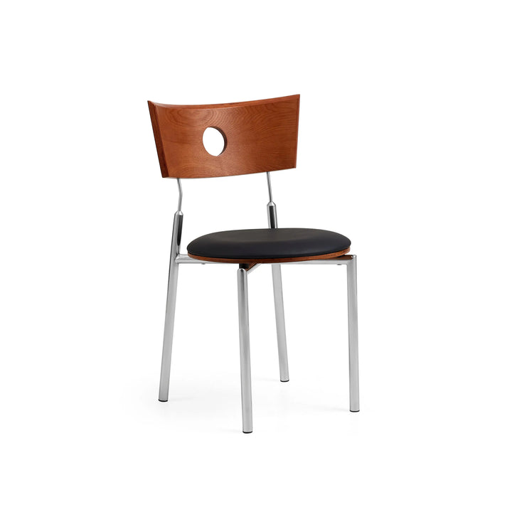 Desk One Holiday Mid-Century Cut-Out Back Dining Chair