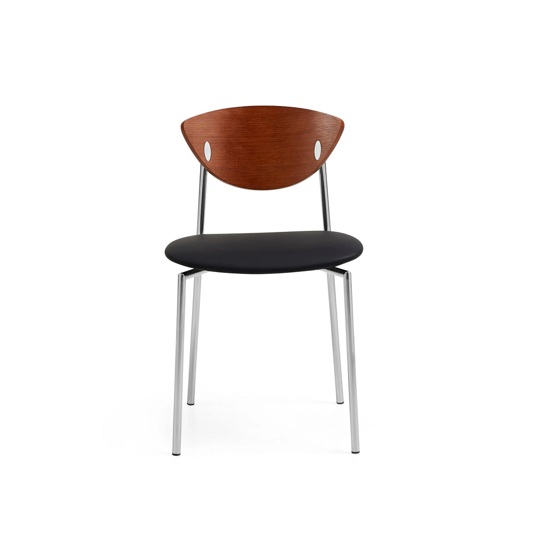 Desk One Rocco Mid-Century Curved Back Dining Chair