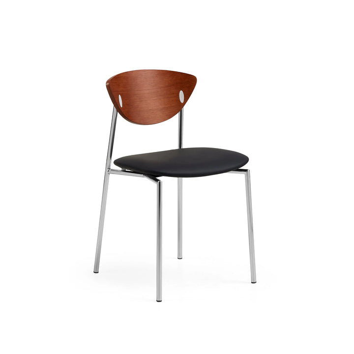 Desk One Rocco Mid-Century Curved Back Dining Chair