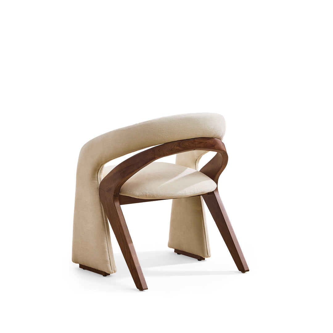 Desk One Aveline Curved Upholstered Guest Chair