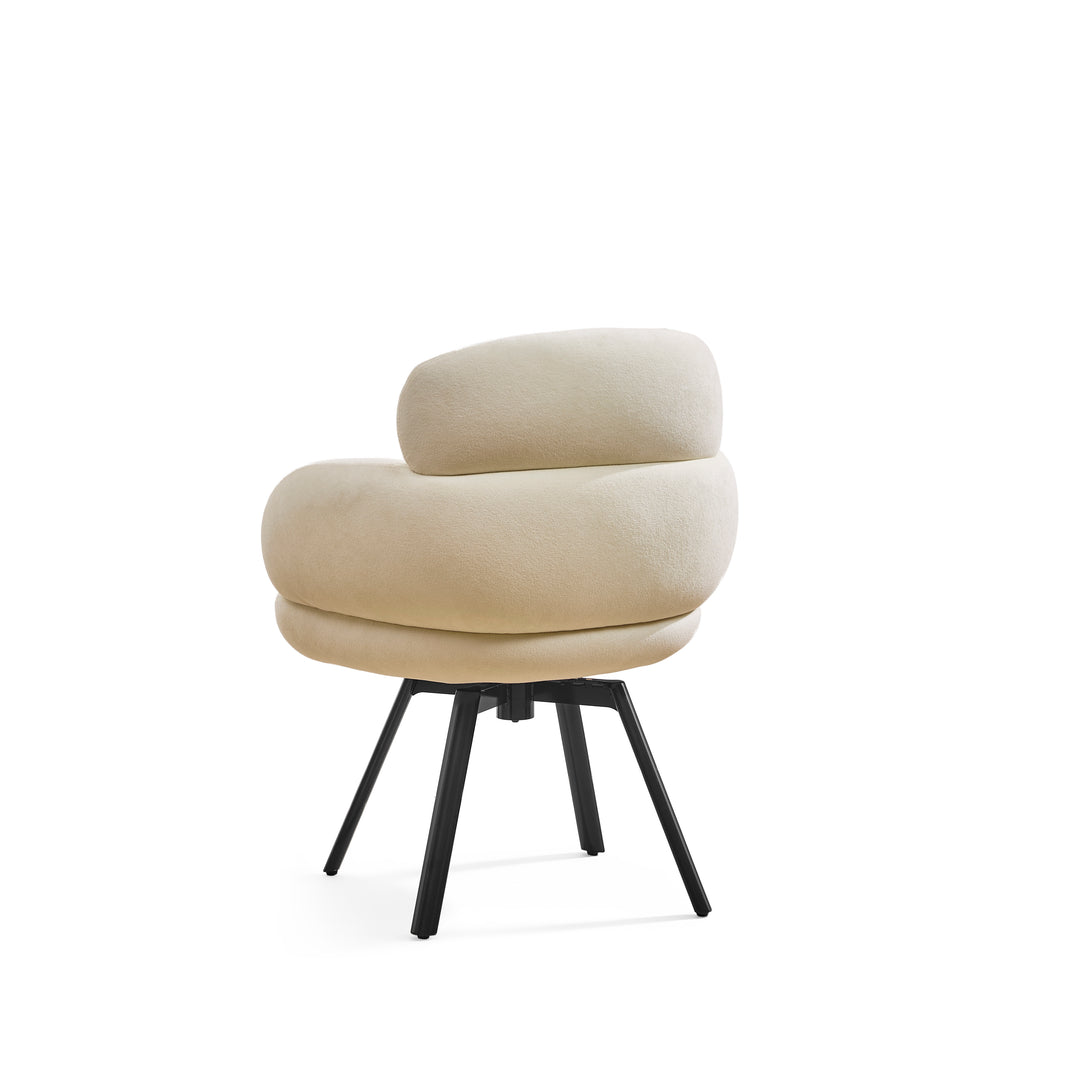Desk One Elara Curved Upholstered Guest Chair