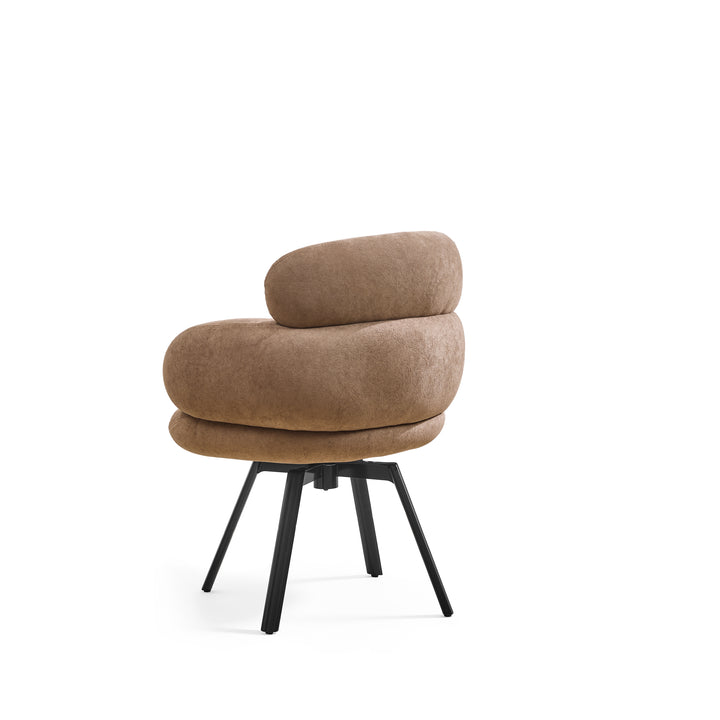 Desk One Elara Curved Upholstered Guest Chair