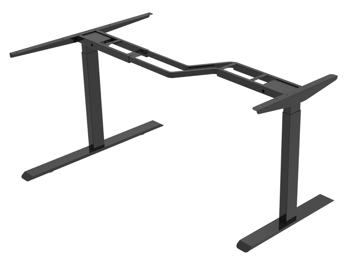 L-Shaped Dual Motor Sit-Stand Desk Frame