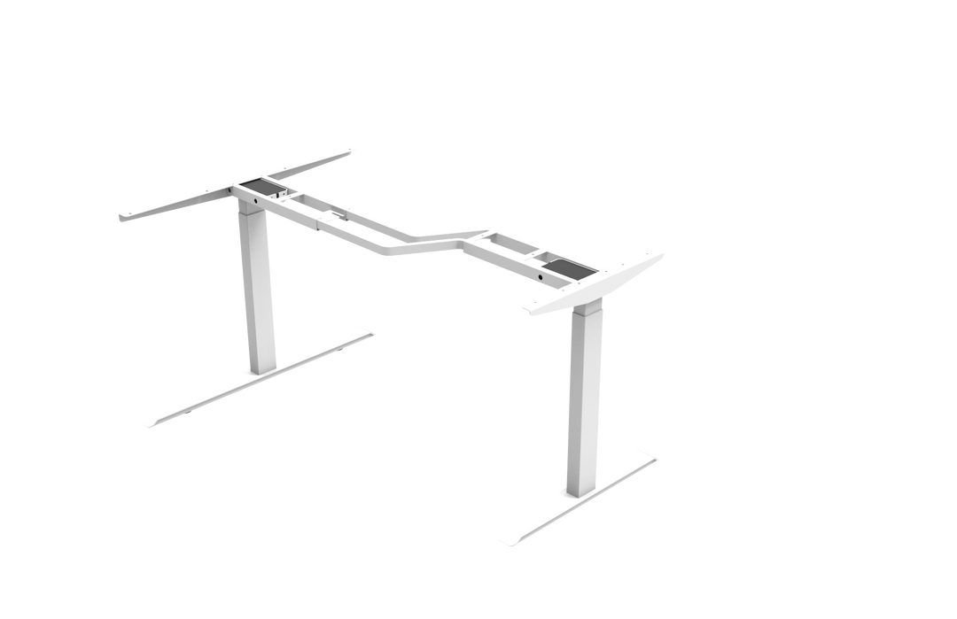 L-Shaped Dual Motor Sit-Stand Desk Frame