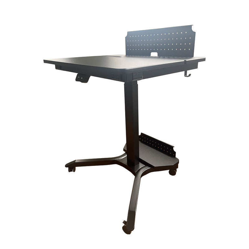 1. Deskone Single Side Drafting Sit-Stand Desk