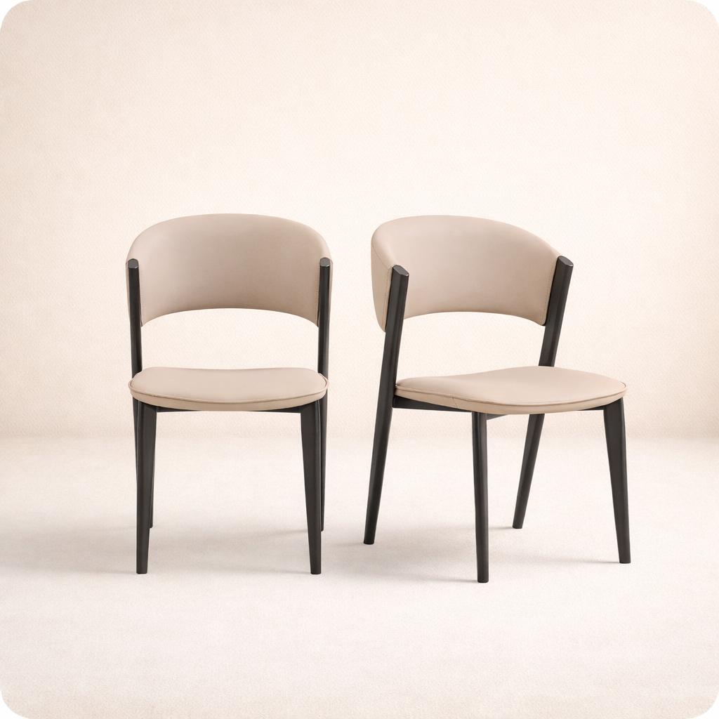 2. Desk One Alenia Dining Chair (Curved Back)