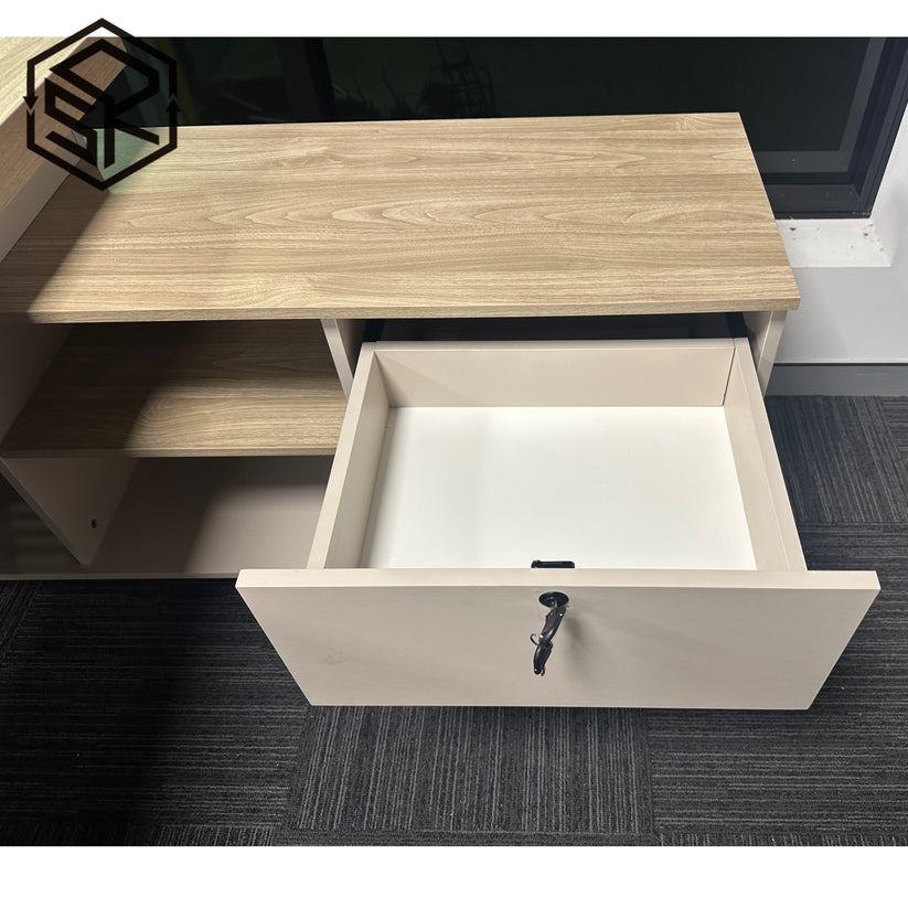 Deskone's Wooden Desk with Drawers