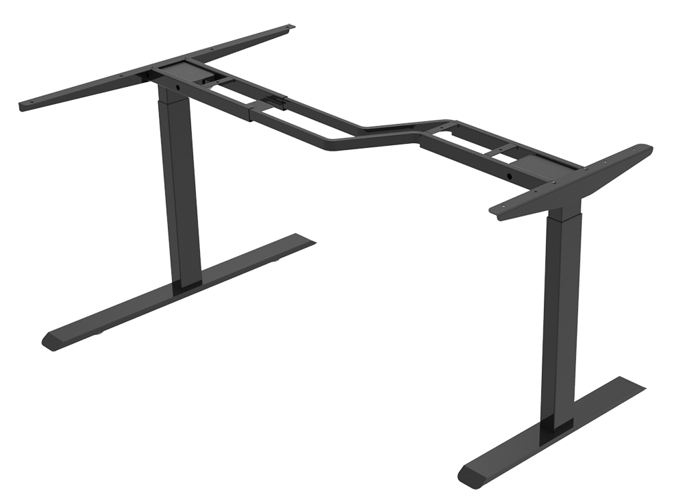 L-Shaped Dual Motor Sit-Stand Desk Frame