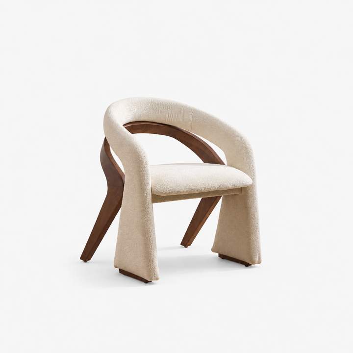 Desk One Aveline Curved Upholstered Guest Chair