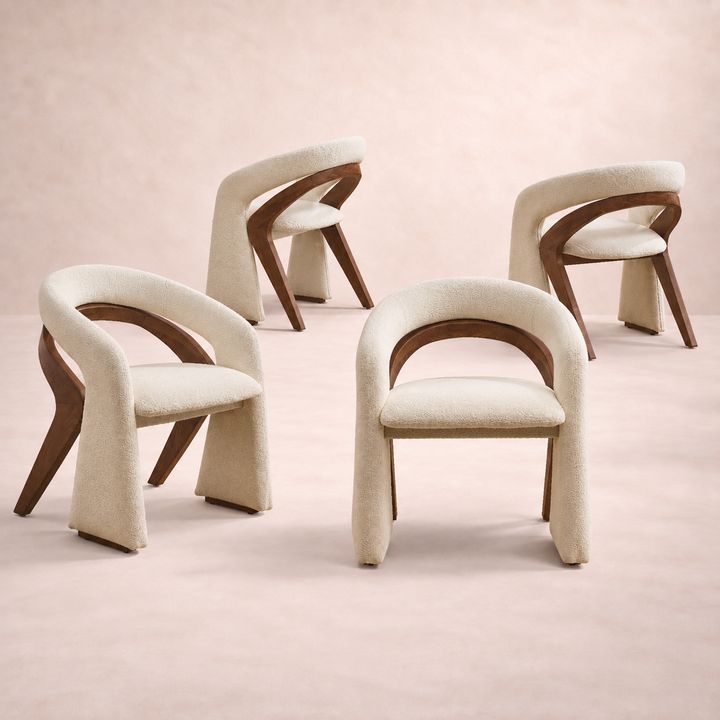 Desk One Aveline Curved Upholstered Guest Chair