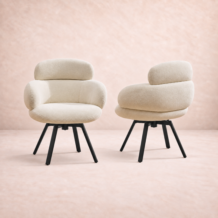 Desk One Elara Curved Upholstered Guest Chair