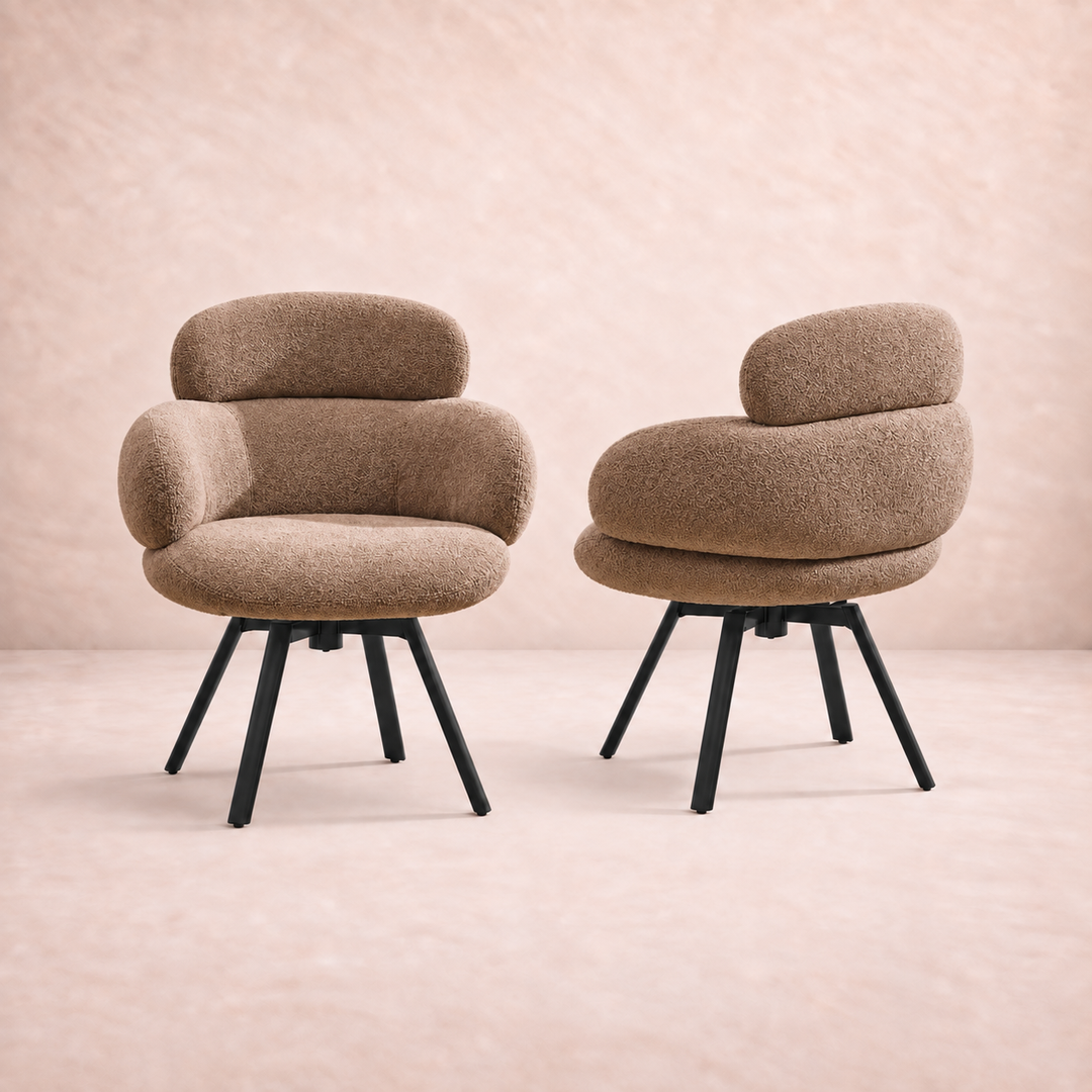 Desk One Elara Curved Upholstered Guest Chair