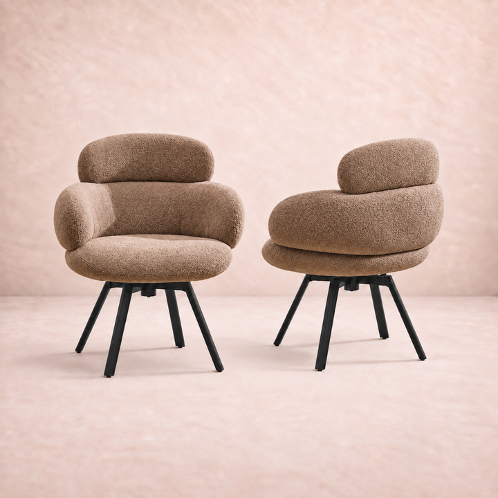 Desk One Elara Curved Upholstered Guest Chair