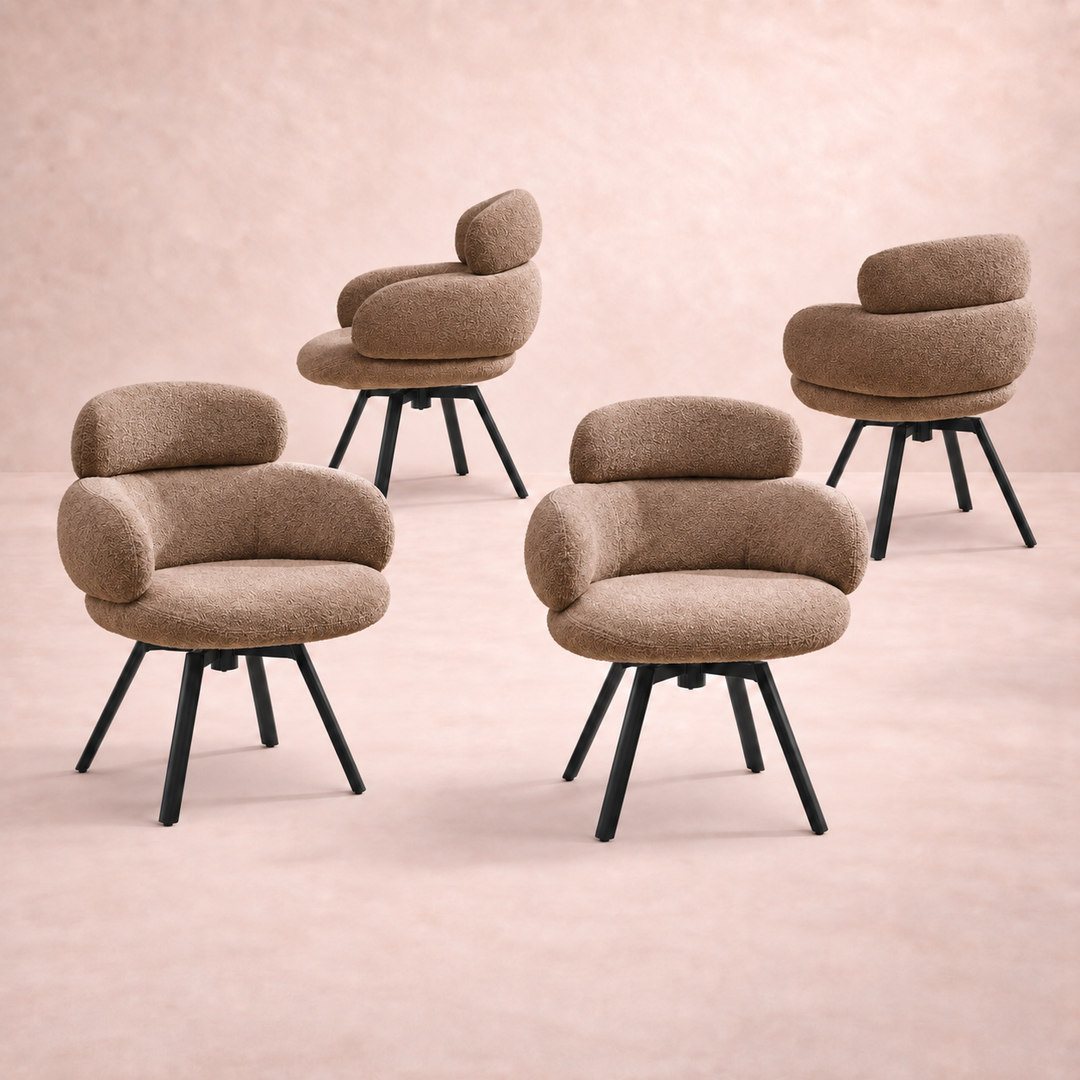 Desk One Elara Curved Upholstered Guest Chair