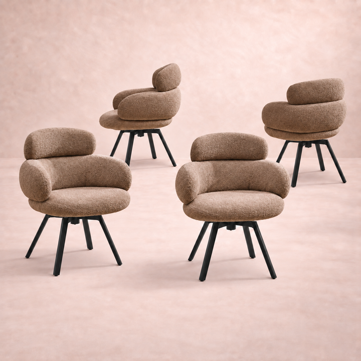 Desk One Elara Curved Upholstered Guest Chair