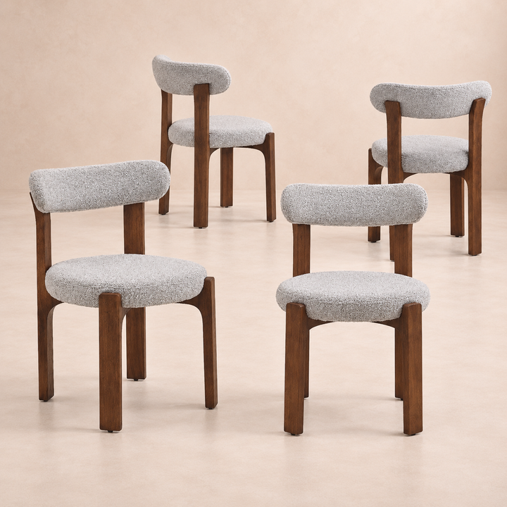 Desk One Marlow Rounded Back Upholstered Bar Chair