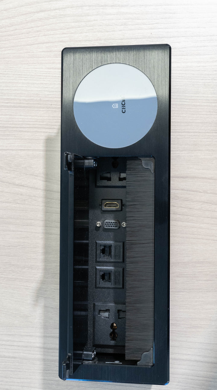 Wireless Charging Cable Box for A008 Corner Desk – Desk Accessory