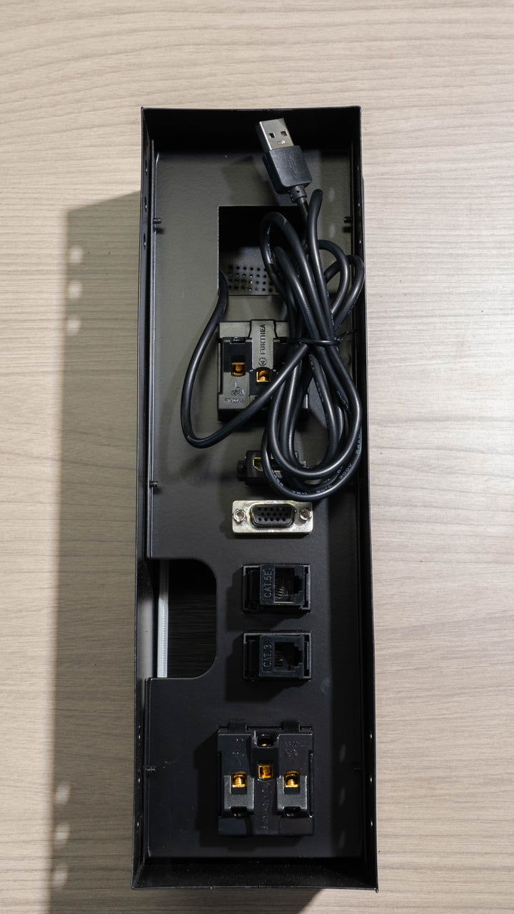 Wireless Charging Cable Box for A008 Corner Desk – Desk Accessory