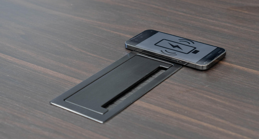 Wireless Charging Cable Box for A008 Corner Desk – Desk Accessory