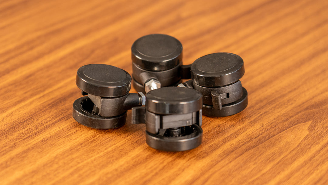 Sit stand desk Add on wheels