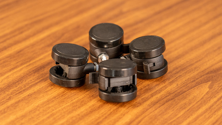 Sit stand desk Add on wheels