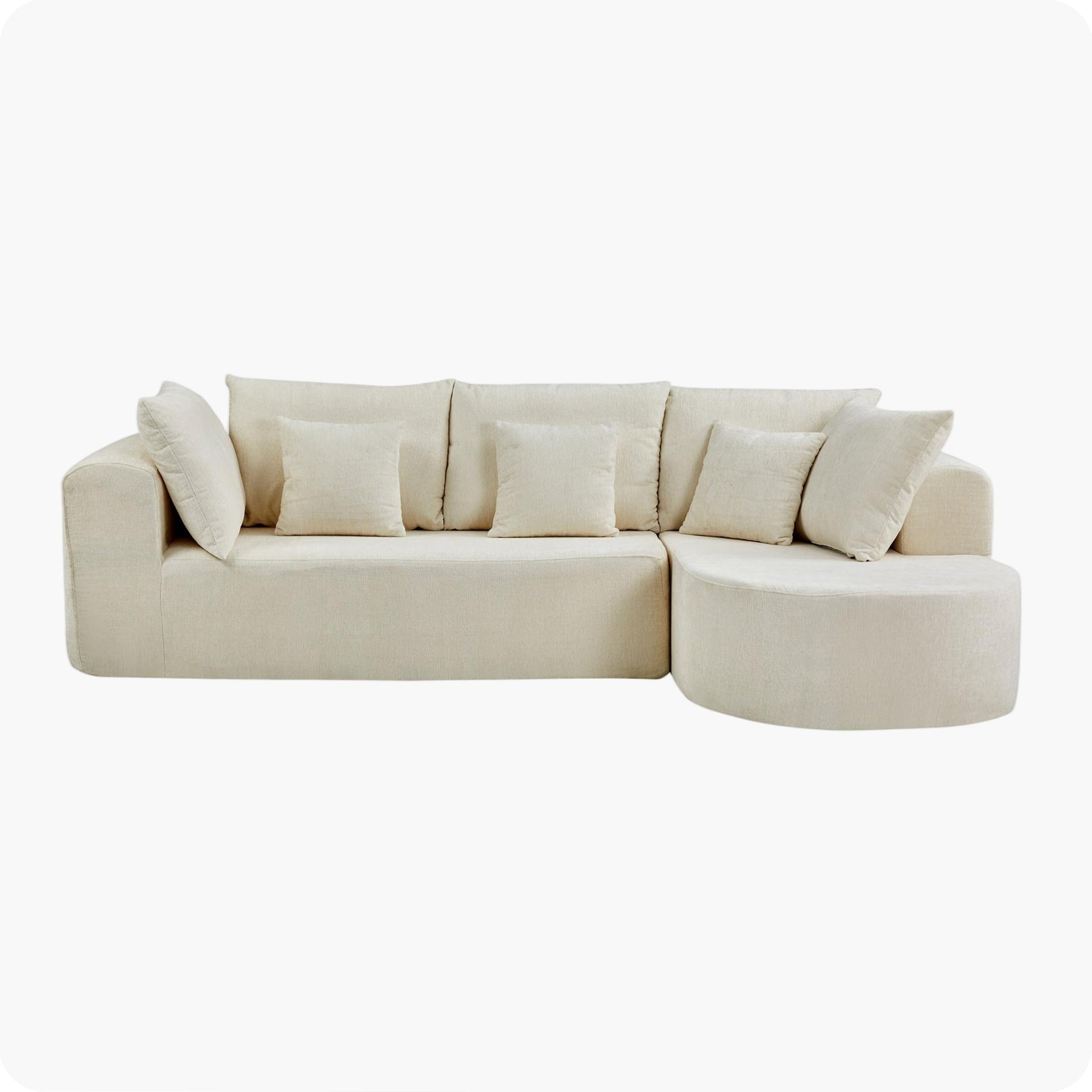 Desk One Luna compressed sofa