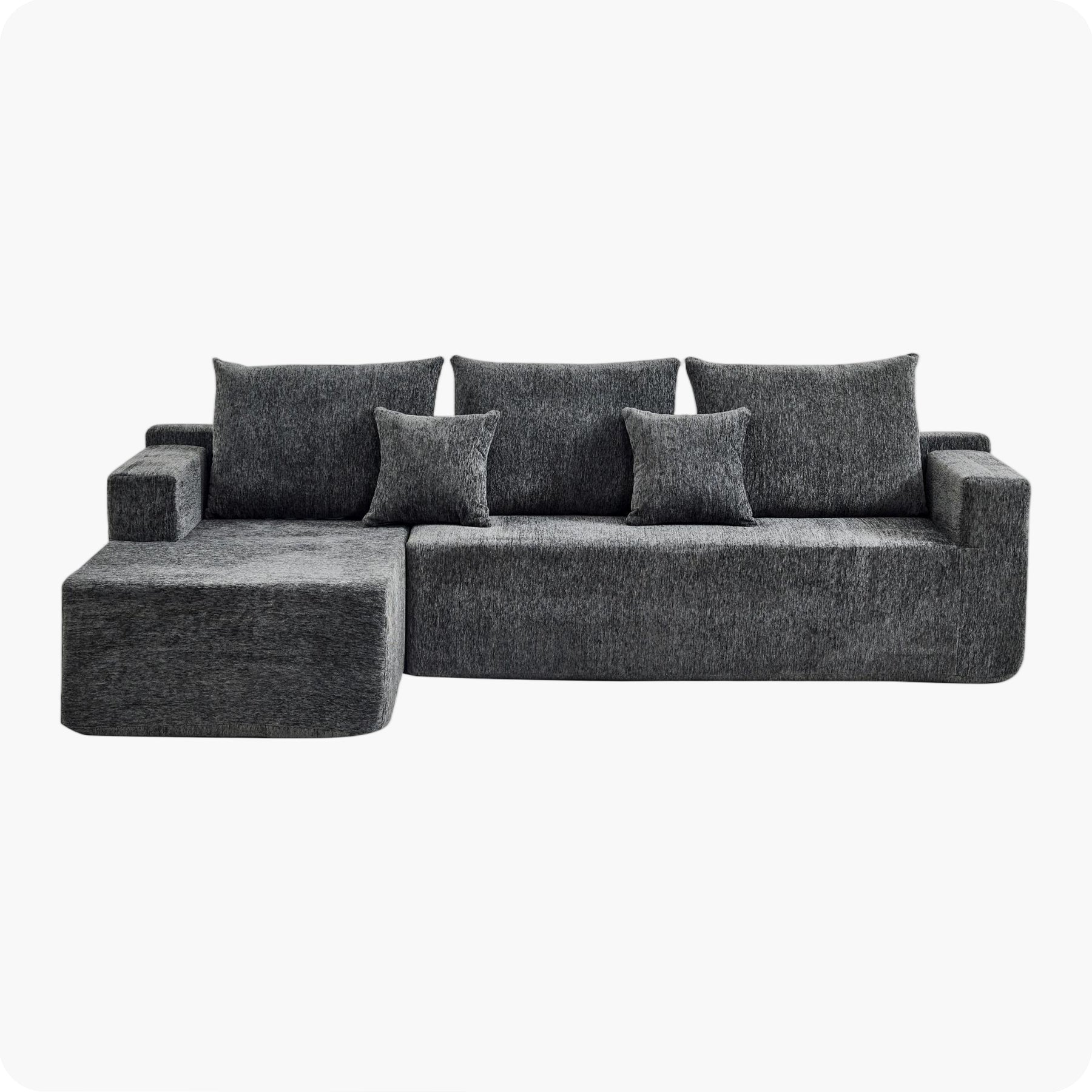 1. Desk One Nova Compression Sofa: The Spacious L-Shape King