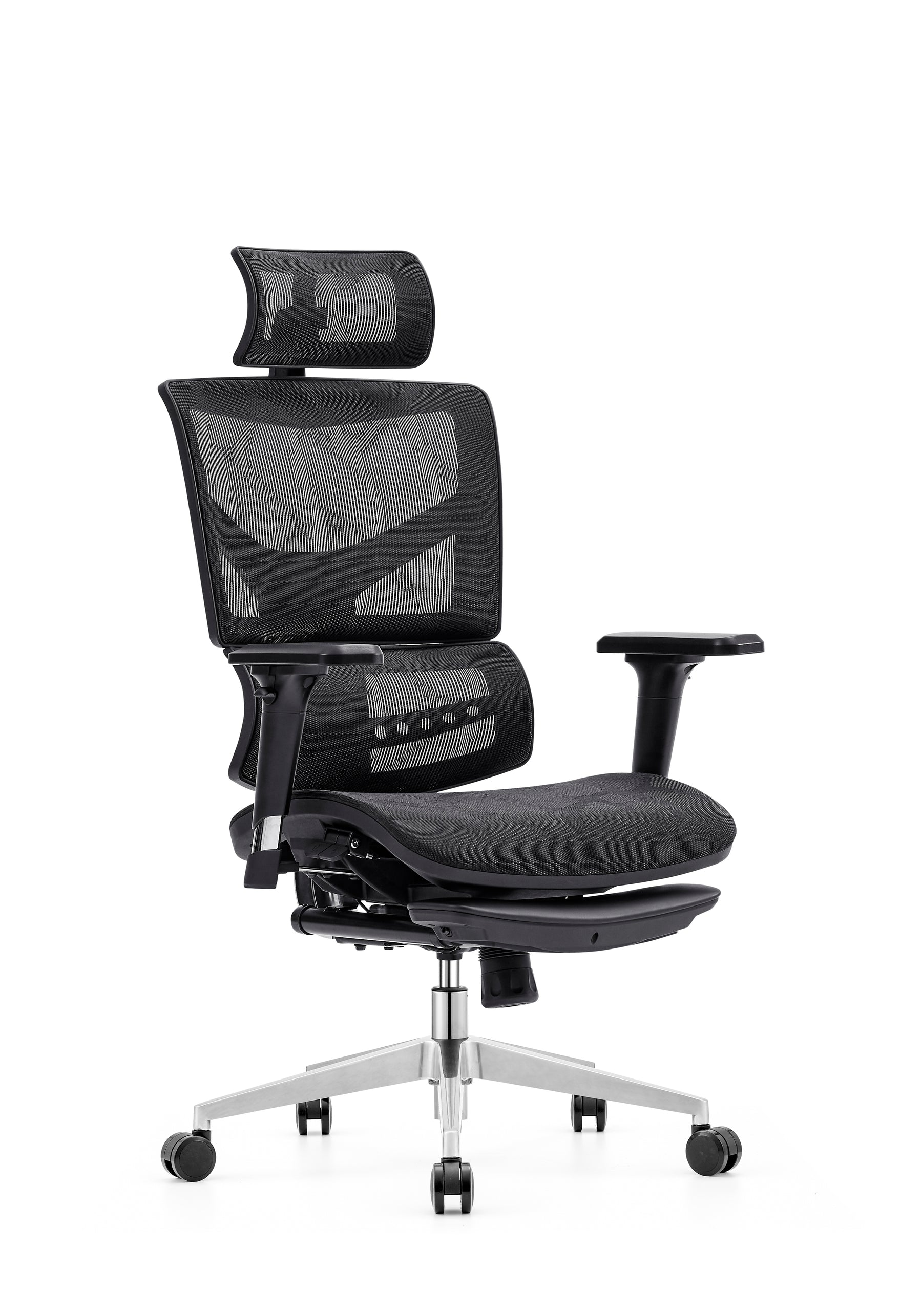 2. DeskOne Apex Ergo — Mesh Ergonomic Chair with Optional Footrest