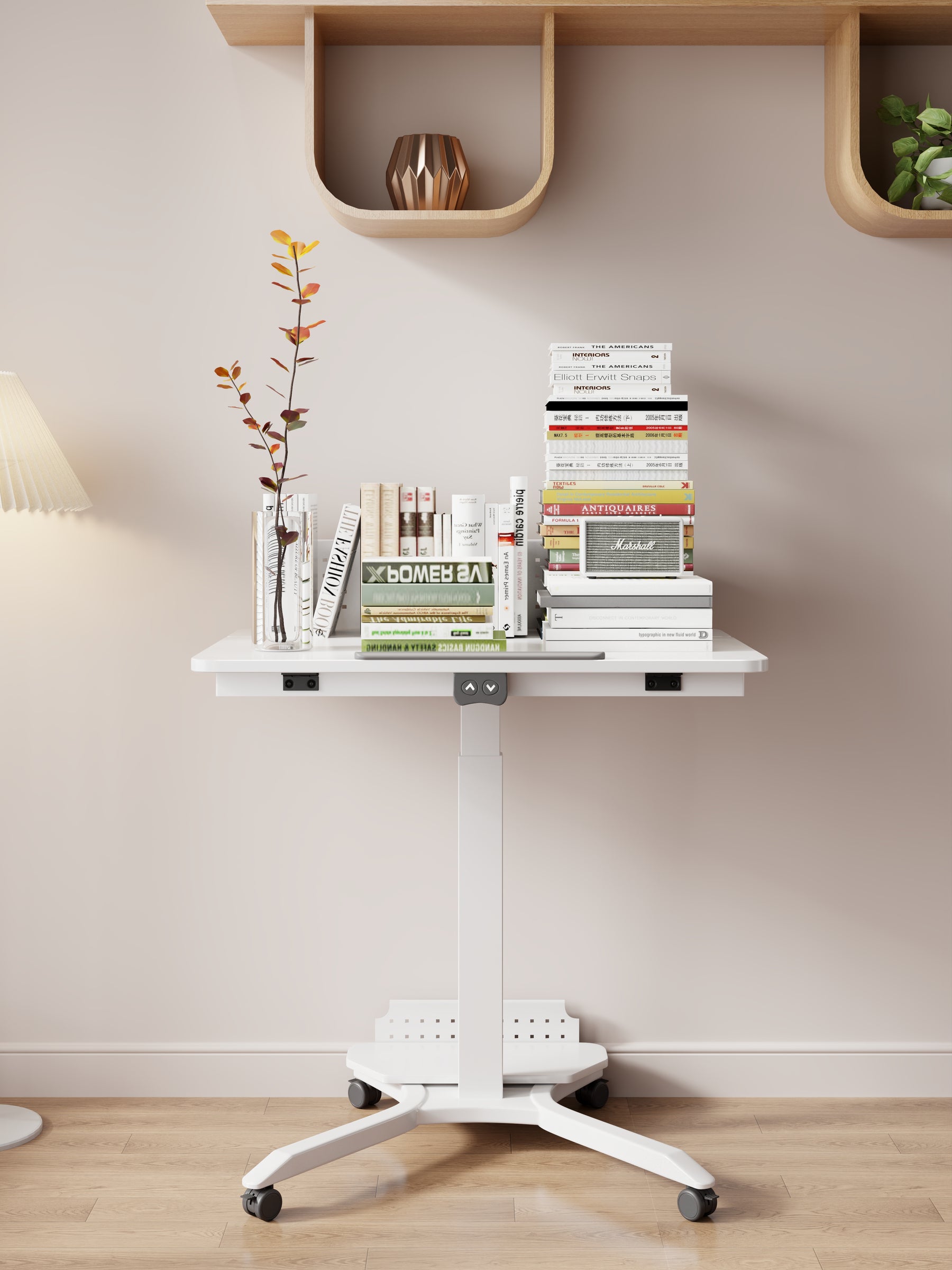 1. Deskone Mobile Drafting Sit Stand Desk