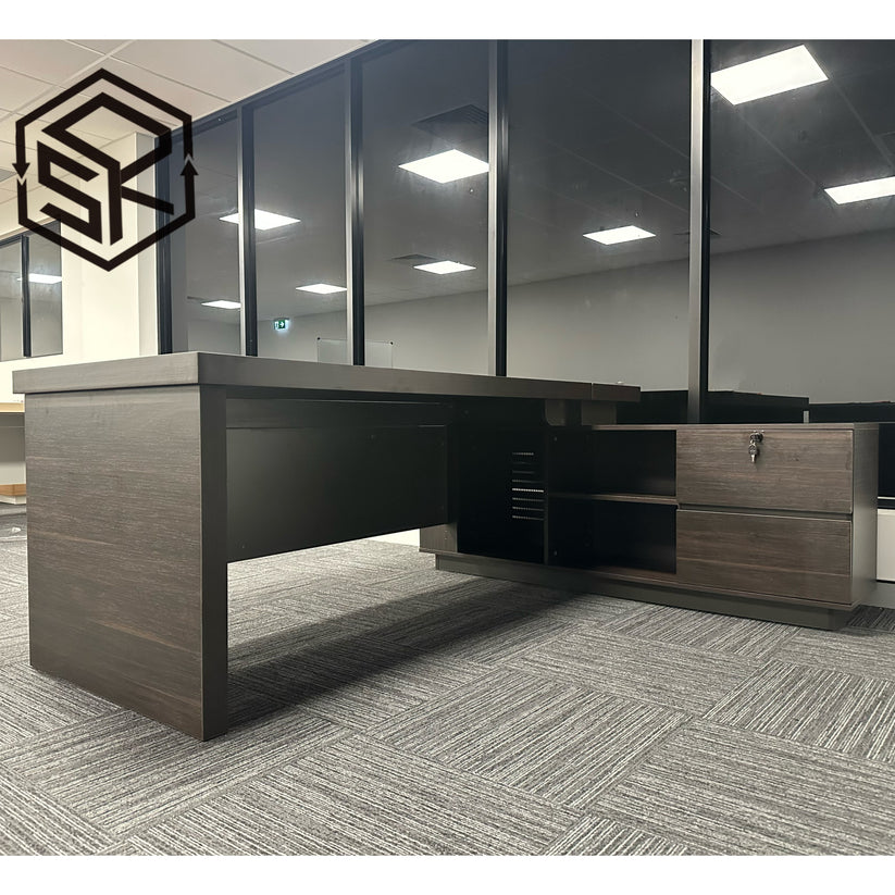 Computer Corner Desk With Drawers