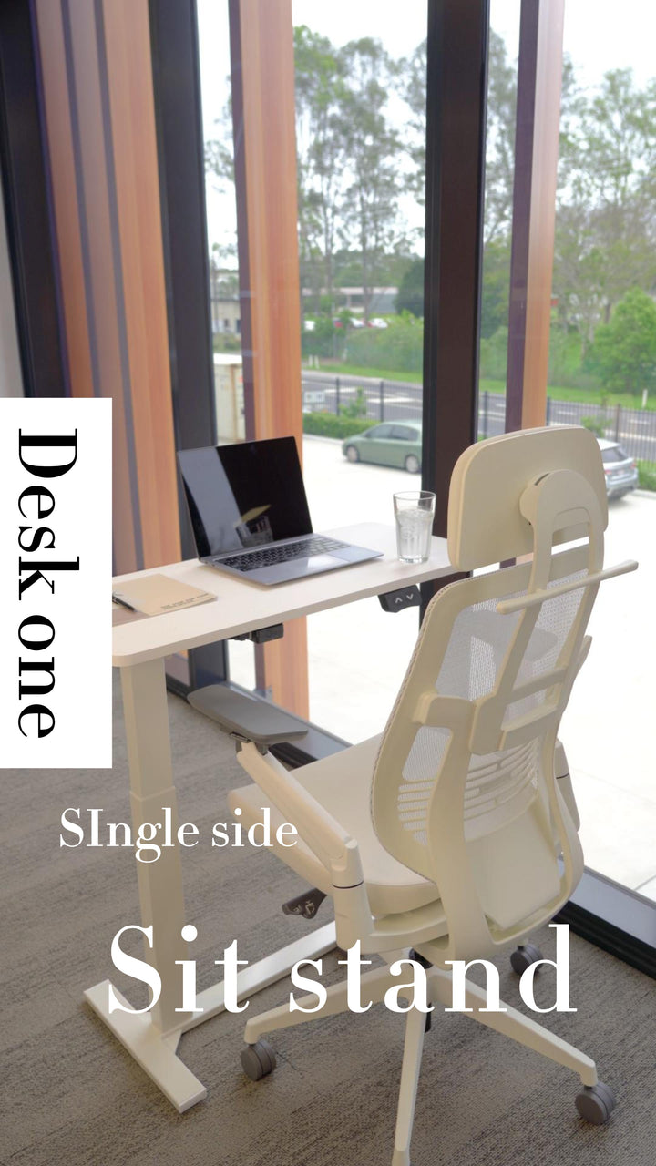 Desk One Electric sit/stand overbed desk